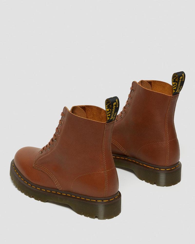 Dr Martens 1460 Pascal Bex Leren Veterlaarzen Heren Bruin | NL 286DFM